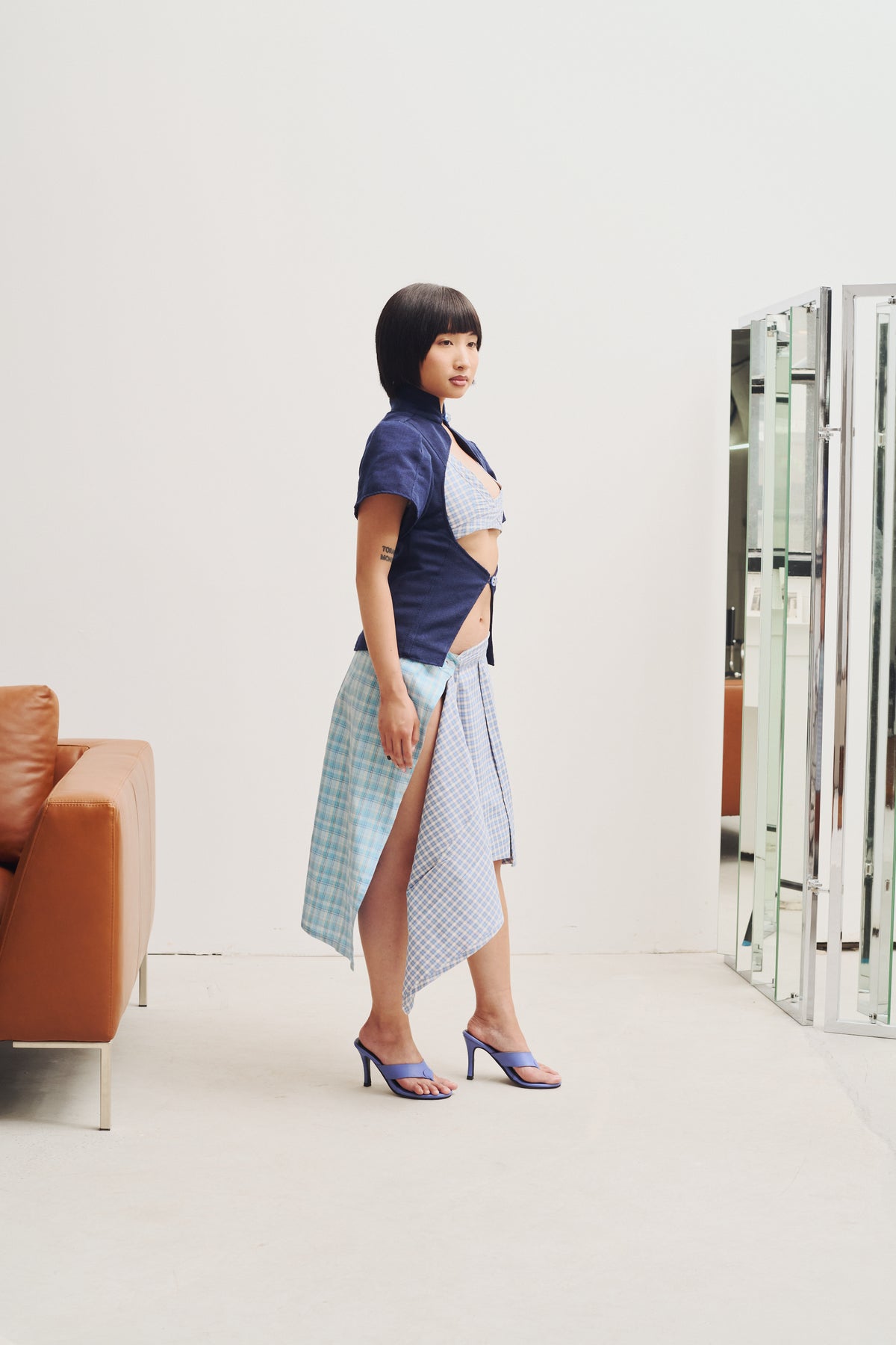 BASSILA BICOLOUR SKIRT